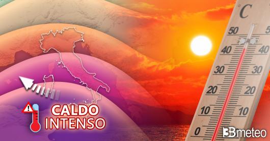 Caldo in intensificazione sull'Italia