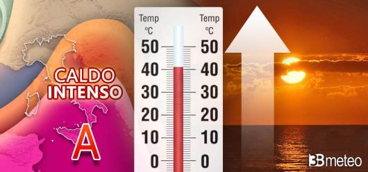 Caldo intenso in arrivo sull'Italia