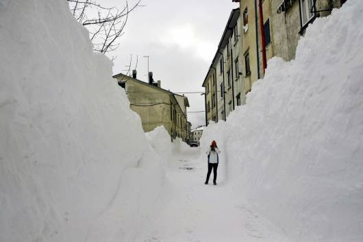 Capracotta il 5 marzo 2015 (Immagine di Alessandro Santulli)