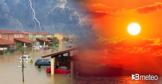 Chiusura dell'estate meteorologica con forti temporali da un lato e caldo intenso dall'altro