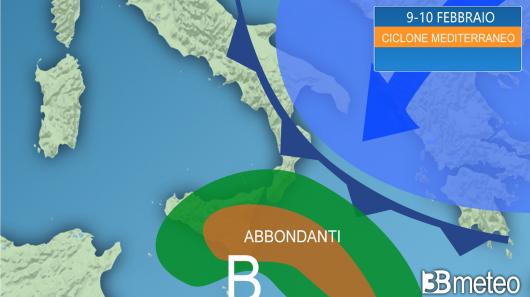 ciclone mediterraneo su Malta