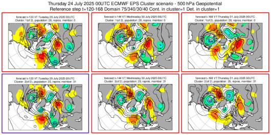 Cluster meteo 29-31 luglio