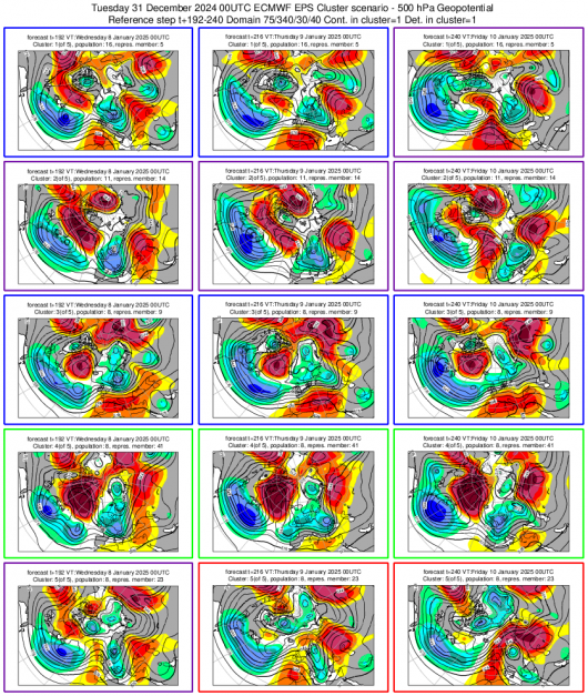 Cluster meteo 8-10 gennaio