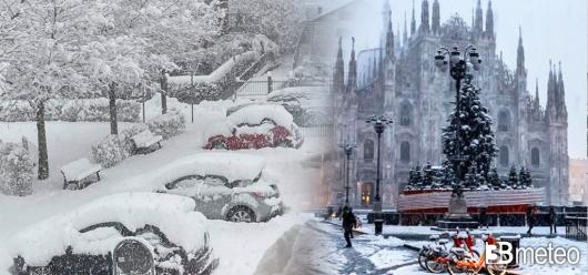 Cronaca Italia, tanta neve fino in pianura al Nord