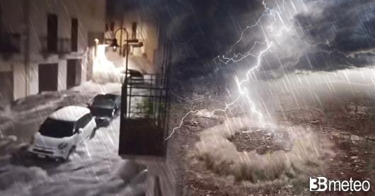 Cronaca meteo. Alluvione lampo ad Alcamo
