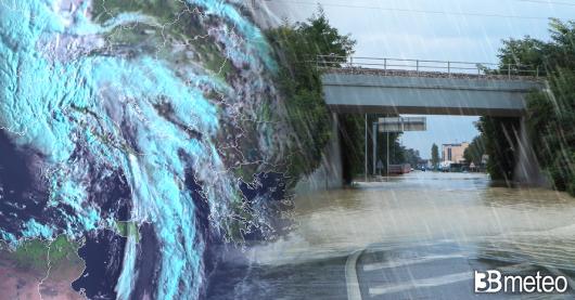 Cronaca meteo. Ciclone in azione sull'Italia