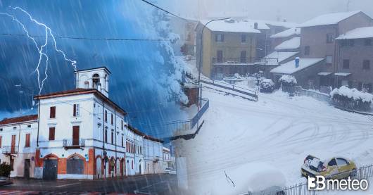Cronaca meteo. Forte maltempo e neve a bassa quota