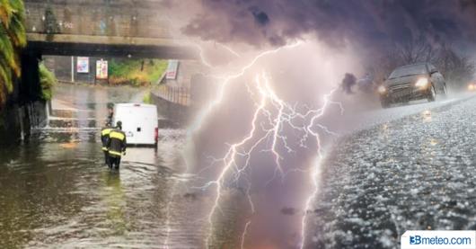 Cronaca meteo. Violenti temporali e grandine al Nord