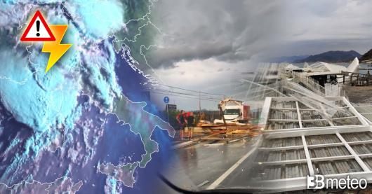 Cronaca meteo, forti condizioni di maltempo al Nord