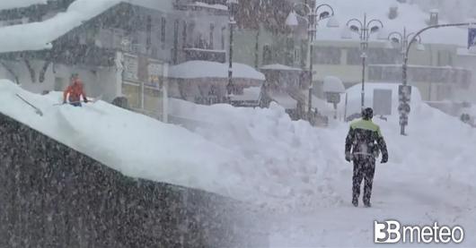 Cronaca meteo neve Alpi