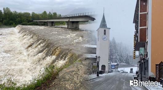 Cronaca meteo - Pioggia abbondante in Piemonte e neve sulle Alpi