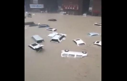 Devastante alluvione nel Nord della Cina