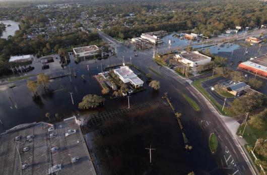 Devastazioni in Florida per l'uragano Milton (Fonte immagine: @Andy_Villamarzo via X)
