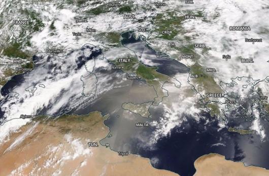 Episodio di Saharan Dust del 2017