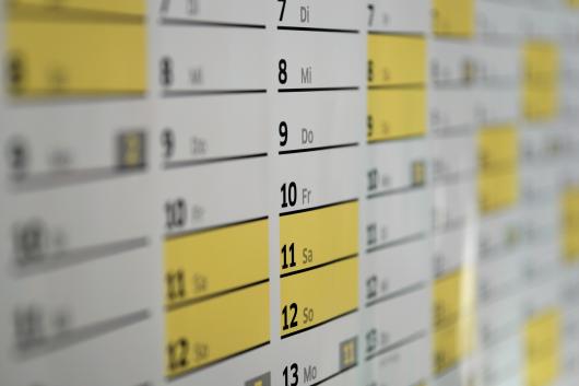 Esempio di calendario