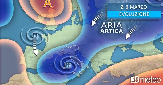Evoluzione Meteo 2-3 marzo
