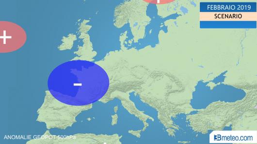 Febbraio 2019, scenario meteo