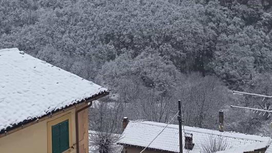Filettino (FR) imbiancata. Fonte immagine Frosinone Today