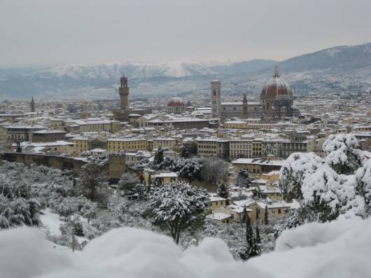 Firenze, come si presentava la mattina del 19 Dicembre 2009