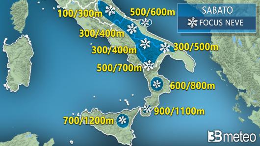 Focus neve sabato