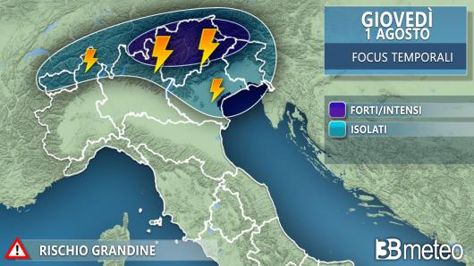 Focus temporali giovedì 1 agosto