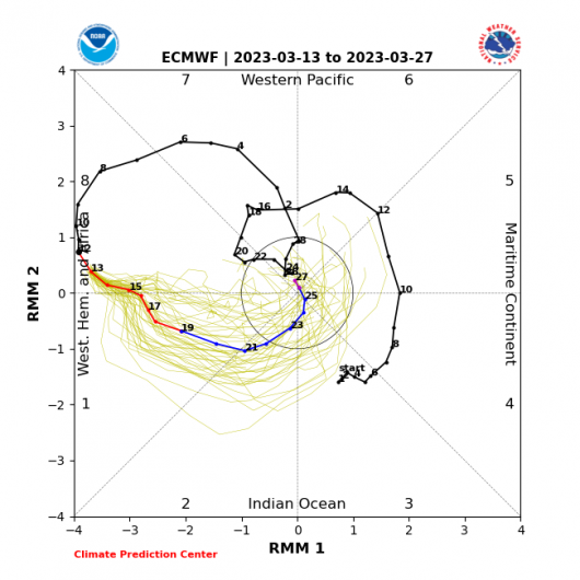 forte Madden Julian Oscillation 