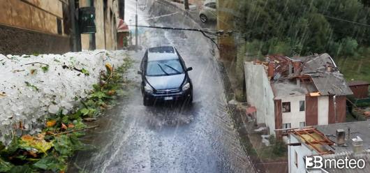 Forti temporali al Nord