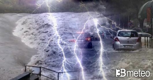 Forti temporali e nubifragi su alcune zone