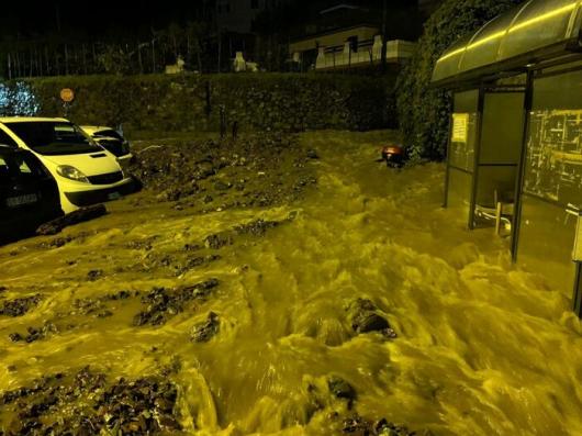Frana a Bargone - Casarza (GE). Fonte: Genova Today