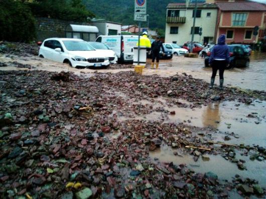 Frana a Bargone - Casarza (GE). Fonte: Genova Today