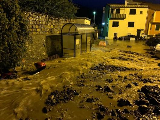 Frana a Bargone - Casarza (GE). Fonte: Genova Today
