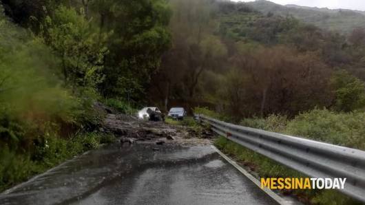 Frane nel Messinese (Fonte: Messina Today)