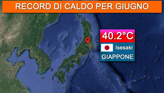 Giappone, record storico di caldo per il mese di giugno