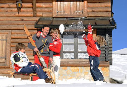 Giocare con la neve
