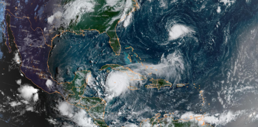 Grace ed Henri - immagine NOAA