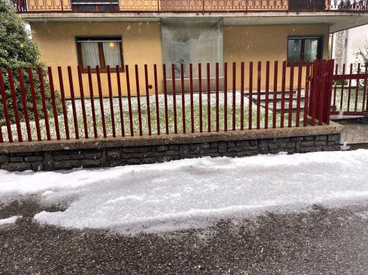 Grandine in Valcava (BG)