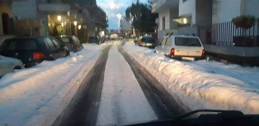 Grandine tra Furci e Roccalumera (Me)