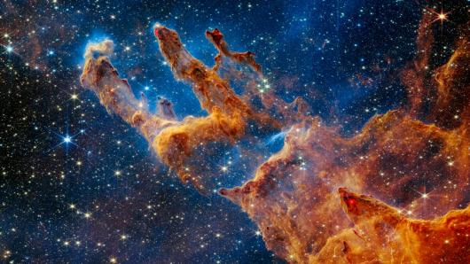 I pilastri della Creazione. Credit: NASA, ESA, CSA, STScI; Joseph DePasquale (STScI), Anton M. Koekemoer (STScI), Alyssa Pagan (STScI)