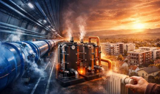 il calore di scarto dei magneti superconduttori diventa riscaldamento domestico