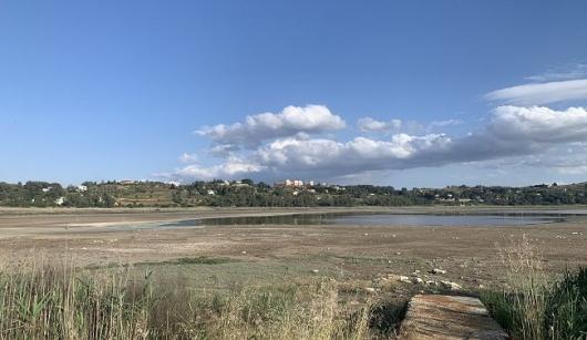 Il lago di Pergusa in Sicilia è ufficialmente scomparso (foto twitter di @pastorinisz) 