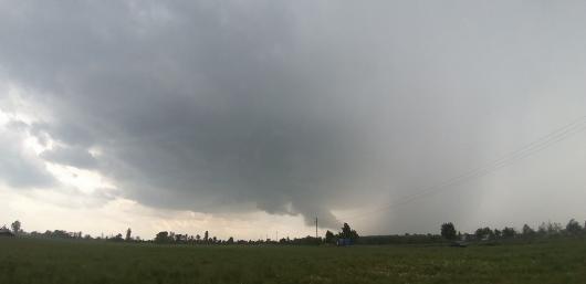 Il temporale nel Bresciano (foto di Luca Mistri)