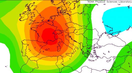 Il vasto e robusto anticiclone del 2022