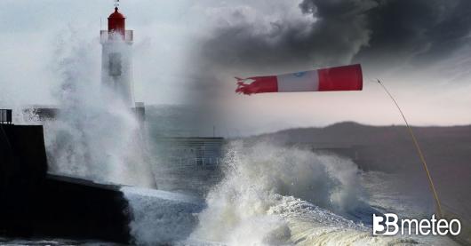 In arrivo burrasca invernale di vento freddo