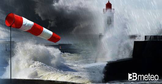 In arrivo burrasche di vento e mareggiate sull'Italia