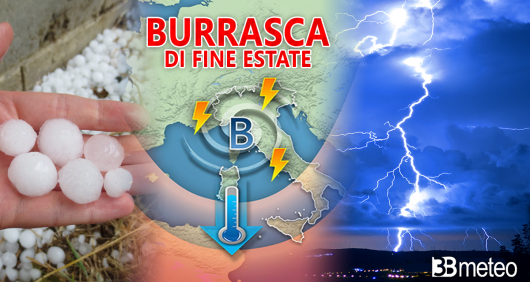 In arrivo la burrasca di fine estate sull'Italia