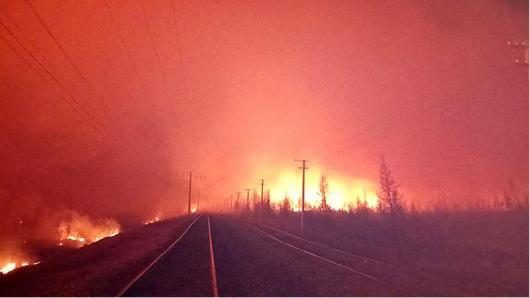 incendi in Siberia continuano