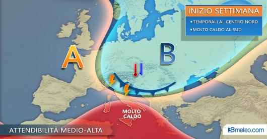 Inizio prossima settimana