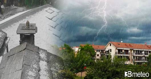 Instabile con temporali e grandine fino a giovedì