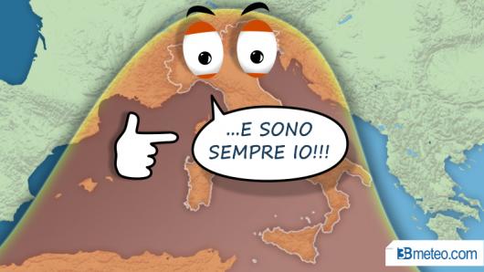 L'alta pressione africana sull'Italia