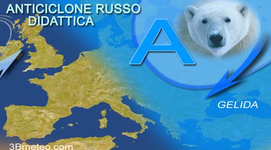 l'anticiclone russo siberiano